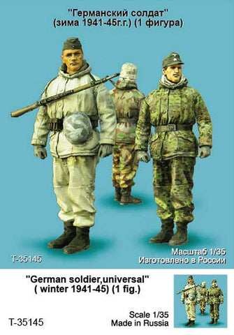 Deutscher Wehrmachtssoldat Winter 1941-45