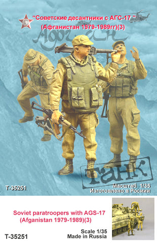 Russische Fallschirmjäger mit AGS-17 Afghanistan 1979-89