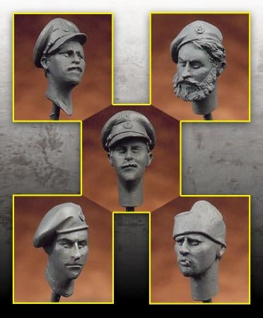 Britische Köpfe Set WW II