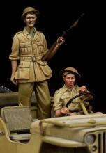 Britischer Kraftfahrer & Soldat West-Afrika WWII