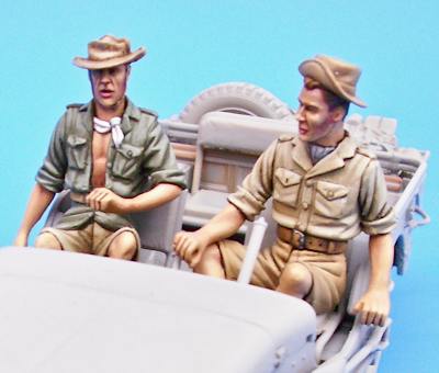French Jeep Crew Indochina