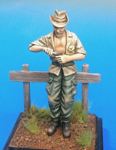 French Soldier eating #2 Indochina