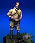 Italienierscher Soldat bei einer Verpflegungspause WWII