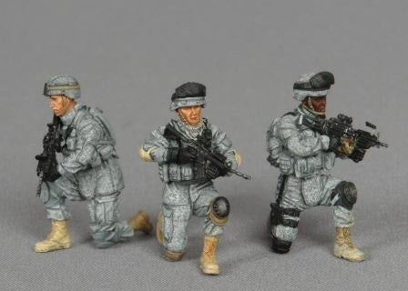 American soldiers in patrol group