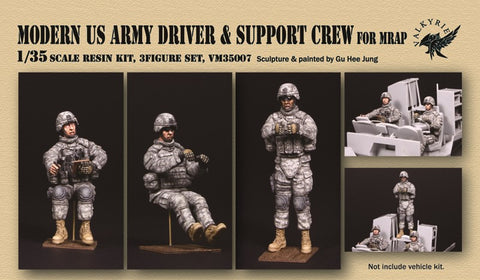 Modern US Army Driver & Support Crew for MRAP