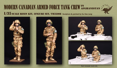 Moderne Canadische Panzerbesatzung in Afghanistan