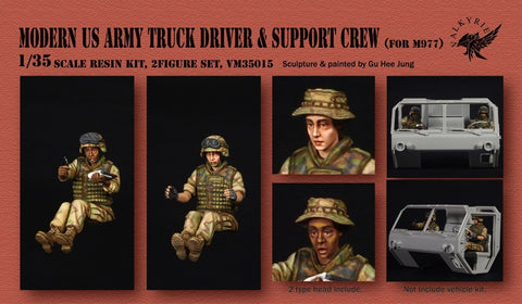Modern US Army Truck Driver & Support Crew for M977
