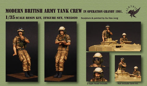 Modern British Army Tank Crew Operation Granby 1991