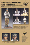 Deutscher Panzerkommandant in Winterbekleidung WWII