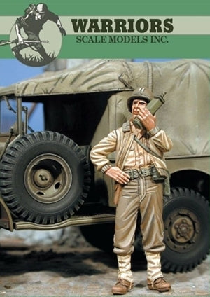 US Officer with Walkie Talkie WWII