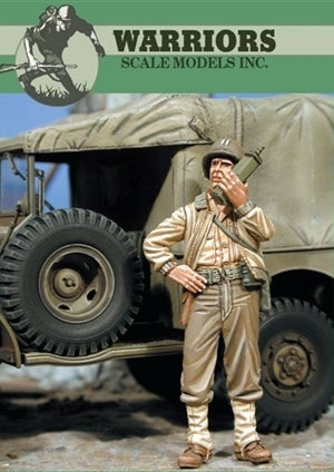 US Offizier mit Walkie Talkie WWII
