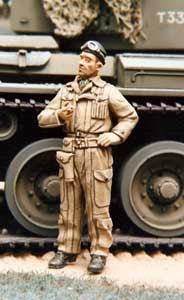 British tankman in pixie suit 1944