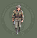 WSS Schütze Willi mit Lafette 1942-45